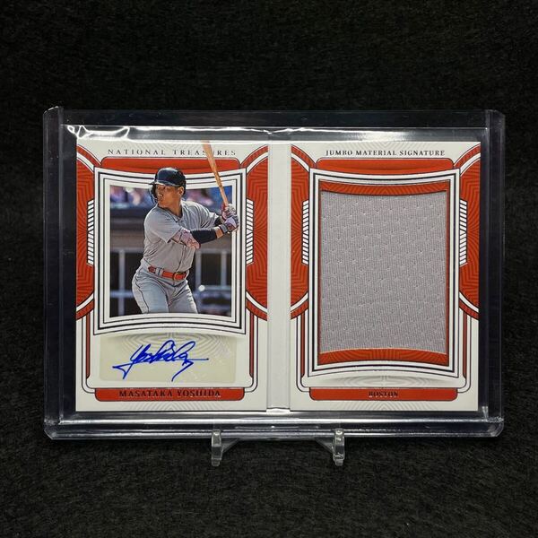 2023 Panini National Treasures 吉田正尚 ブックレット 直筆サインカード ルーキー RC レッドソックス MLB NPB WBC 野球カード topps
