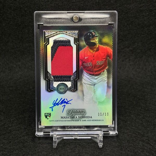 ☆高級版☆2023 Topps Dynasty MLB 吉田正尚 縦型 RPA ルーキーパッチ 直筆サインカード 世界10枚限定 ファーストナンバー auto 野球カード