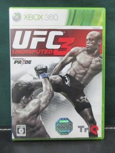 XBOX360 UFC UNDISPUTED 3 起動確認済み ①