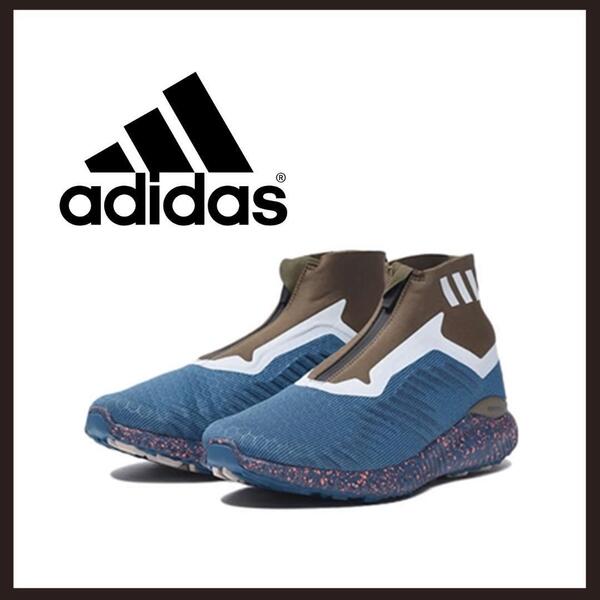 ○★新品 未使用 adidas アルファバウンス ハイスペックランニングシューズ ブルー 26cm(アディダス)○●