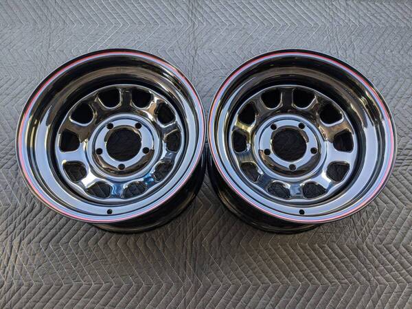 2本 DAYTONA 15X8 PCD120.65 5H 5X4.75 AWC MADE IN USA シボレー シェビー カマロ トランザム コルベット エルカミーノ S10 ブレイザー
