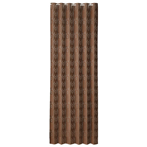 まとめ得 サンスマイル 間仕切りサッとパタパタ省エネカーテン 95×265cm 花柄 ブラウン SNSM-86984 x [2個] /lその他