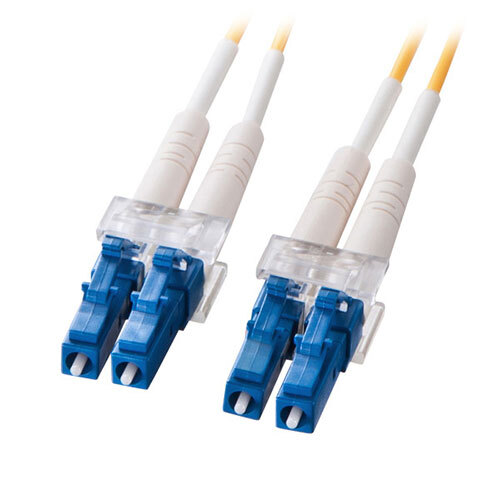 サンワサプライ メガネ型光ファイバケーブル(シングル8.6μm LC×2-LC×2 1m) HKB-LCLC1-01N /l