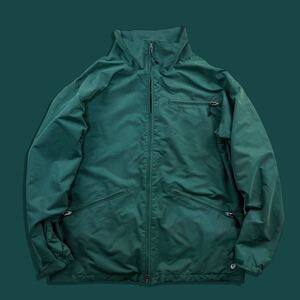 90s BURTON バートン スノーボードジャケット グリーン カーキ テック ギミック ギア ダブルジップ ベンチレーション ブルゾン ゴープコア