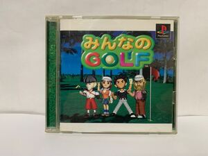 【帯付】PS みんなのGOLF ゴルフ みんゴル プレイステーション
