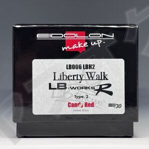 アイドロン 1/43 LB ワークス GT-R タイプ2 キャンディレッド メイクアップ EIDOLON LBWK リバティウォーク LB006 LBH2