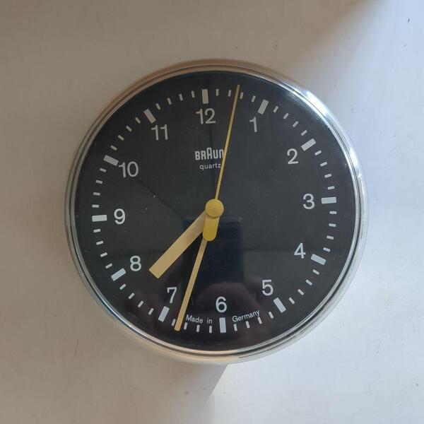ブラウン ヴィンテージ 掛時計 動作品 ディーター・ラムス ドイツ製 braun
