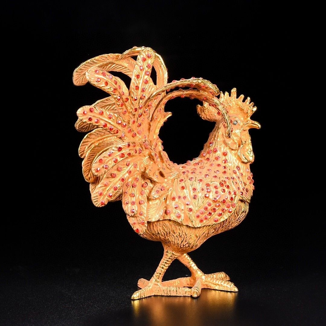 Yahoo!オークション -「ニワトリ 置物」(金属工芸) (工芸品)の Yahoo!オークション -「ニワトリ 置物」(金属工芸) (工芸品)の