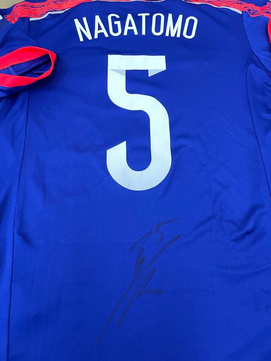 【新品】サッカー日本代表 長友佑都サイン入りユニフォーム 当選品 新品】サッカー日本代表 長友佑都サイン入りユニフォーム 当選品