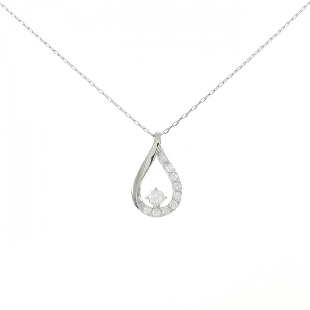 【リメイク】PT ダイヤモンド ネックレス 0.15CT