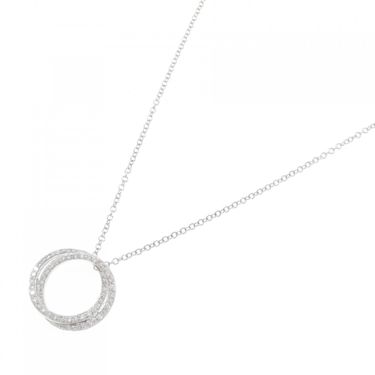 K18WG/750WG ダイヤモンド ネックレス 0.30CT K18WG/750WG ダイヤモンド ネックレス 0.30CT