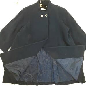 美品◎ゲストジョコンダ GUEST JOCONDE ハーフコート 黒 金ボタン