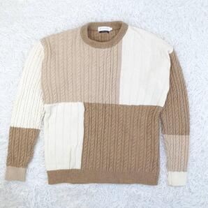 美品 カシミヤ混◎SHIPS JET BLUE シップス セーター 希少デザイン