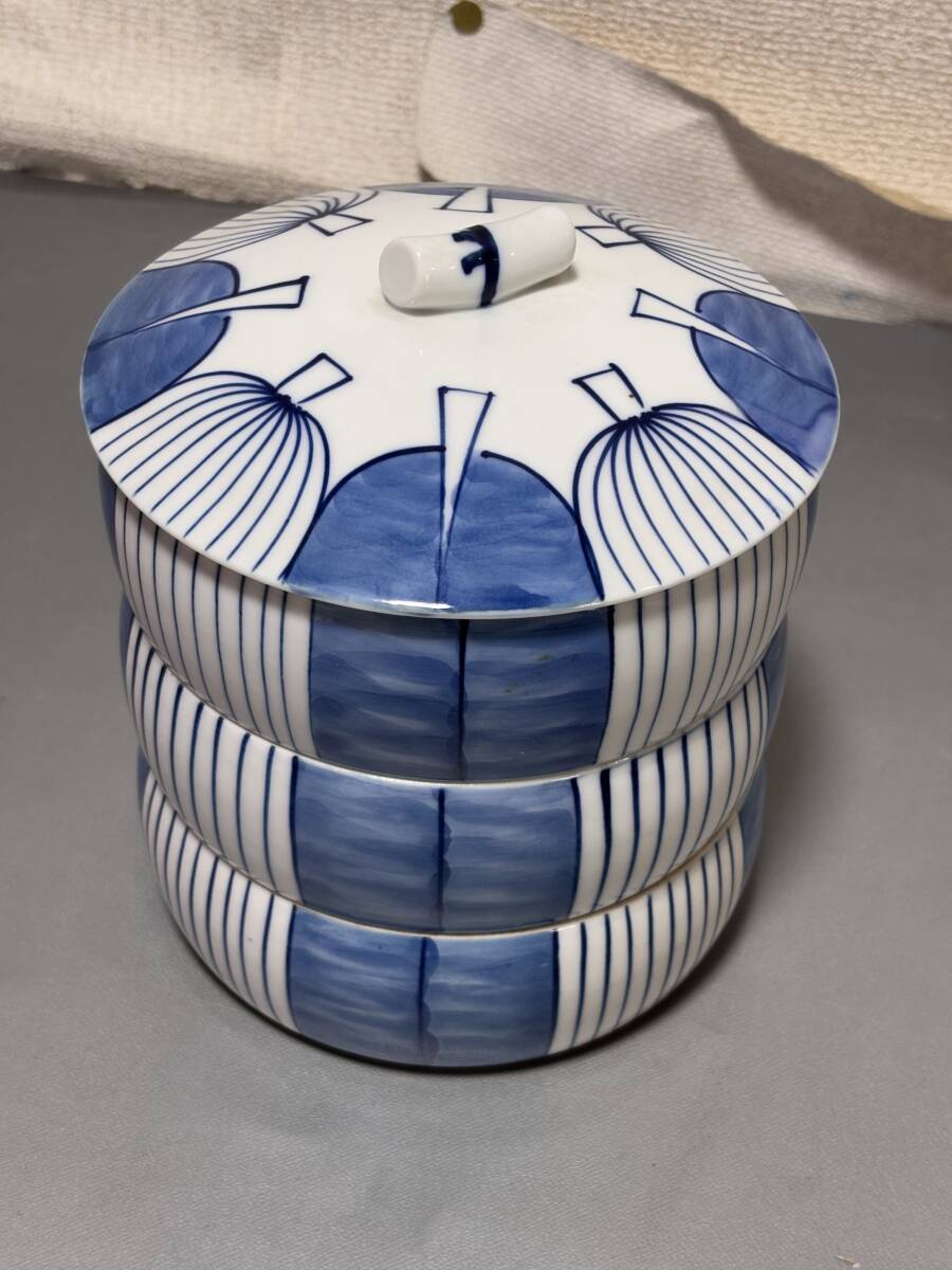 2025年最新】Yahoo!オークション -有田焼 三段重(日本の陶磁)の