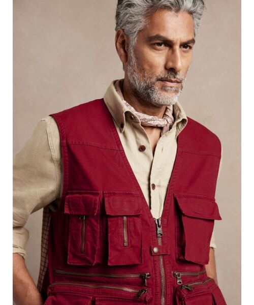 BANANA REPUBLIC Br Archives PHOTOGRAPHER VEST FISHING VESTフォトグラファー ベスト フィッシングベスト 定価22400円