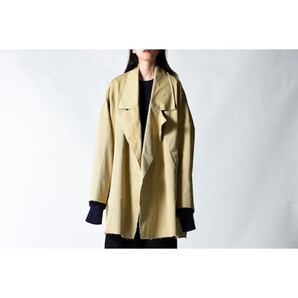 美品 My Beautiful Landlet カットオフチノビッグコート ユニセックス 男女兼用 Mサイズ Excellent Cut-Off Chino Big Coat Unisex