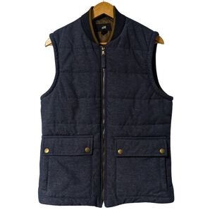 H&M リブ切り返し中綿ベスト ダウンベスト Ribbed Panel Padded Vest / Down Vest