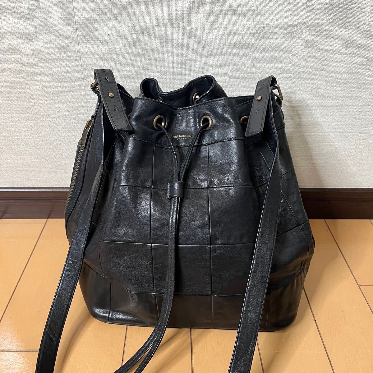 Yahoo!オークション -「巾着 バッグ ショルダー」(イヴ・サン