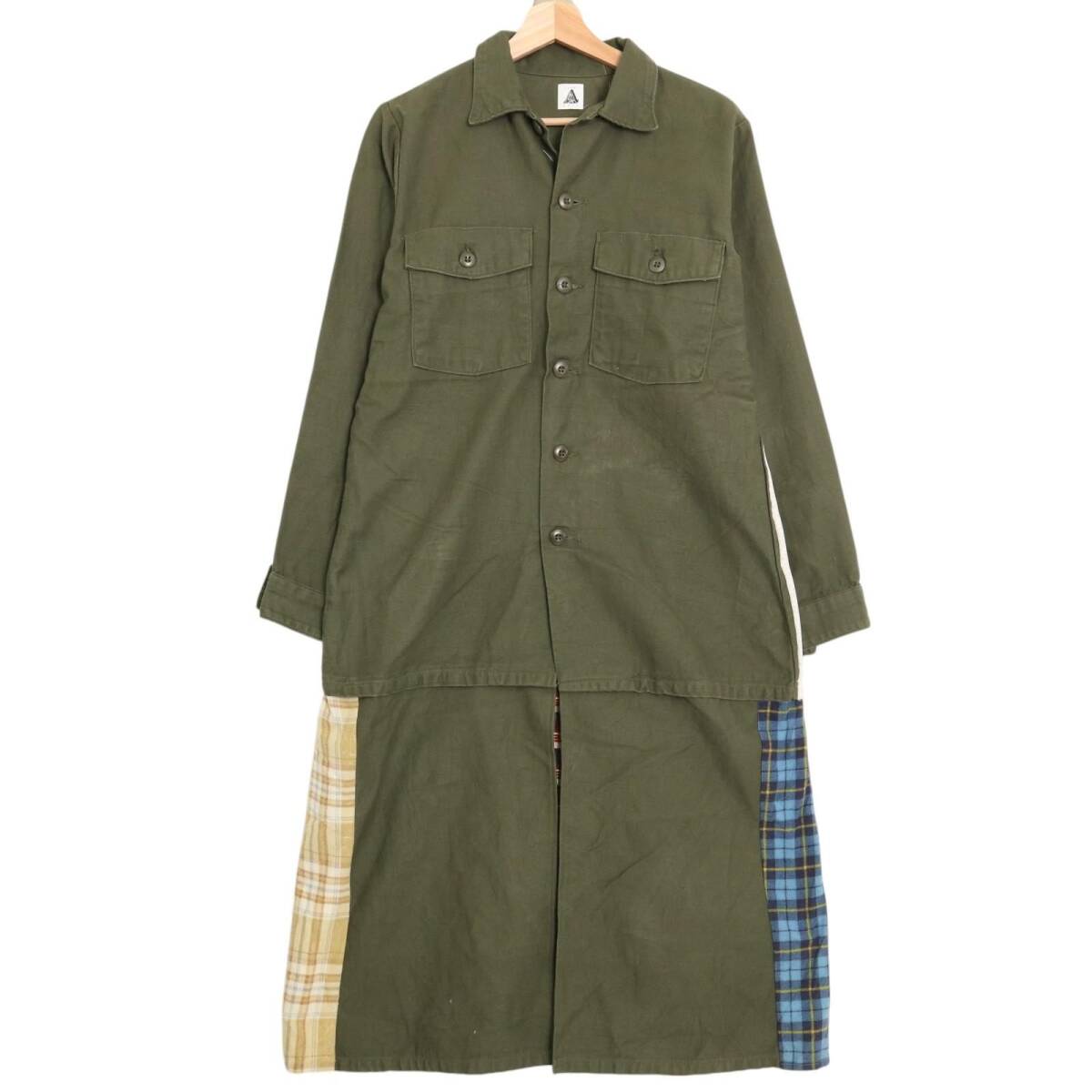 美品 YUUMI ARIA ユウミアリア WOOL C.P.O. STAND UP COLLAR