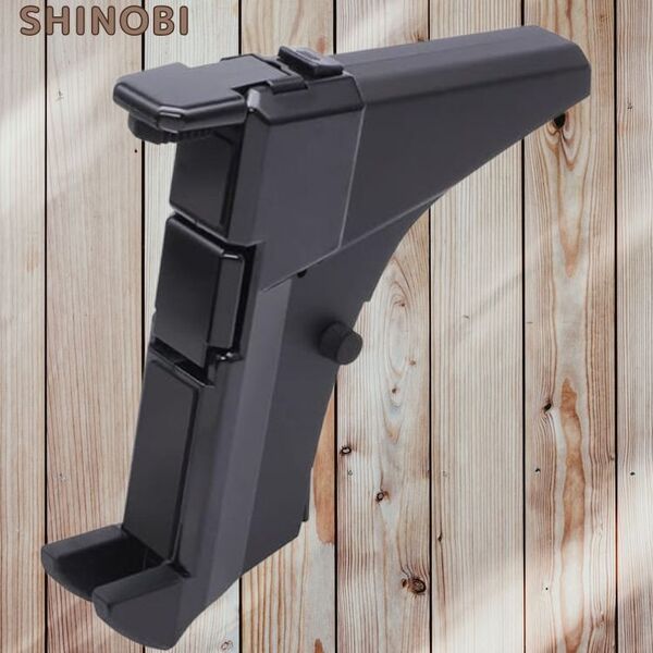 スズキ ジムニー専用 JB64/74 スマートフォンホルダー 大型スマホ対応 ポリカーボネート ブラック 16×3.5×16.5cm SY-SZ6
