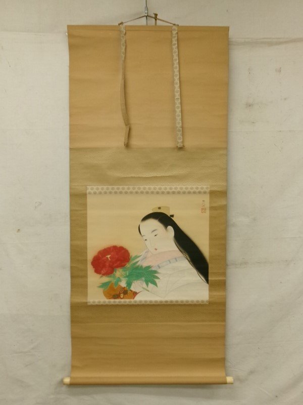 秋吉則州 / 達磨: 寂然不動 | 掛軸 - 野村美術