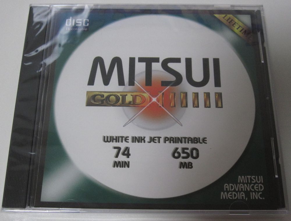 Yahoo!オークション - MITSUI GOLD CD-R 74分 650MB 1枚 Yahoo!オークション - MITSUI GOLD CD-R 74分 650MB 1枚