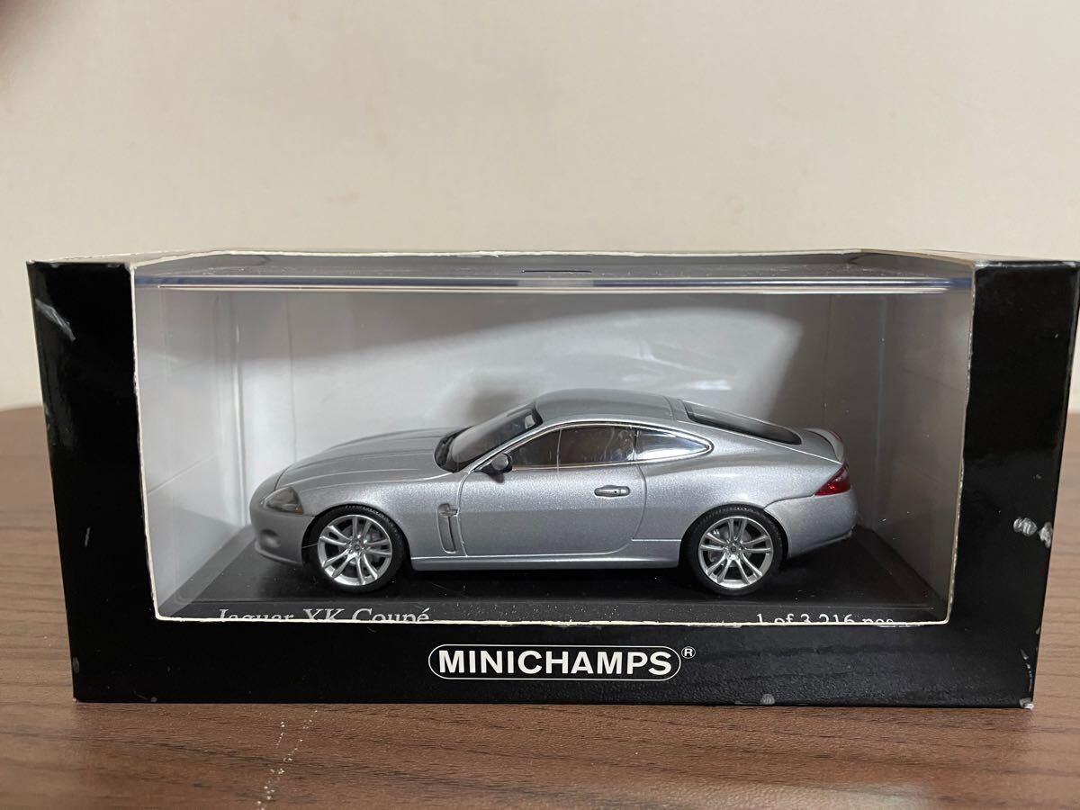 限定品 1/43 ミニチャンプス ジャガー XK クーペ リネア ビアンコ Yahoo!オークション -「xkクーペ」(ミニカー) の落札相場・落札価格