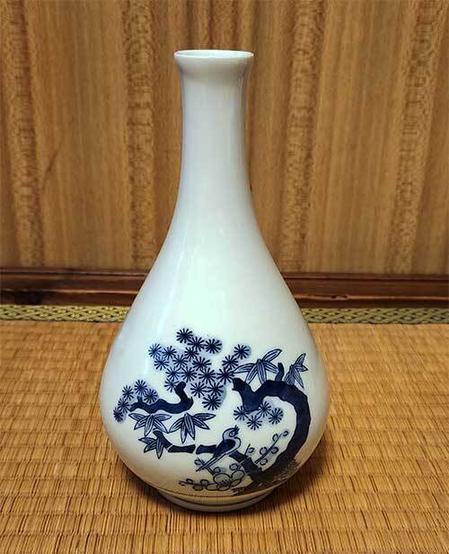 花瓶、名家作品、肥前有田政右衛門作