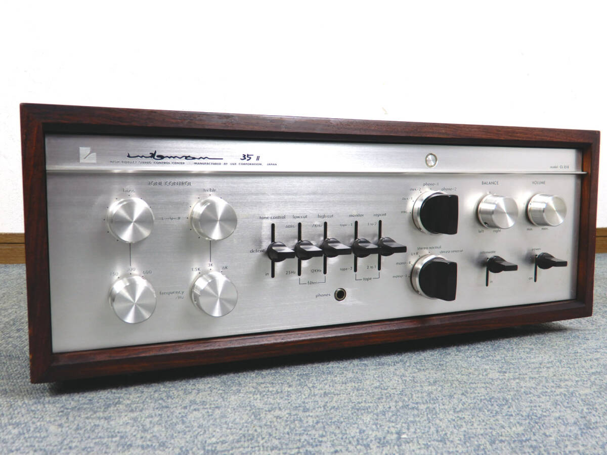Yahoo!オークション -「luxman cl35Ⅱ 真空管プリアンプ」の落札