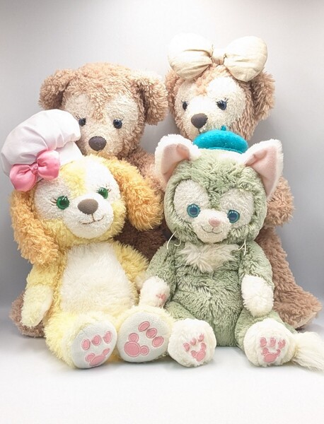 ディズニー ダッフィーフレンズ ぬいぐるみ おまとめ 4種セット