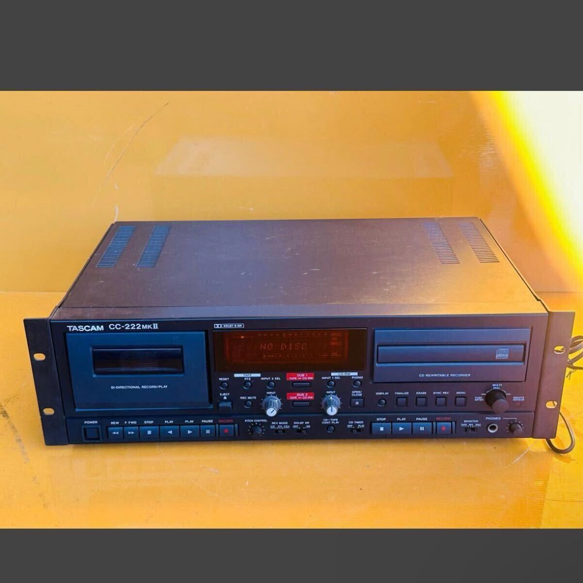 Yahoo!オークション -「tascam cc-222」(一般) (カセットデッキ Yahoo!オークション -「tascam cc-222」(一般) (カセットデッキ