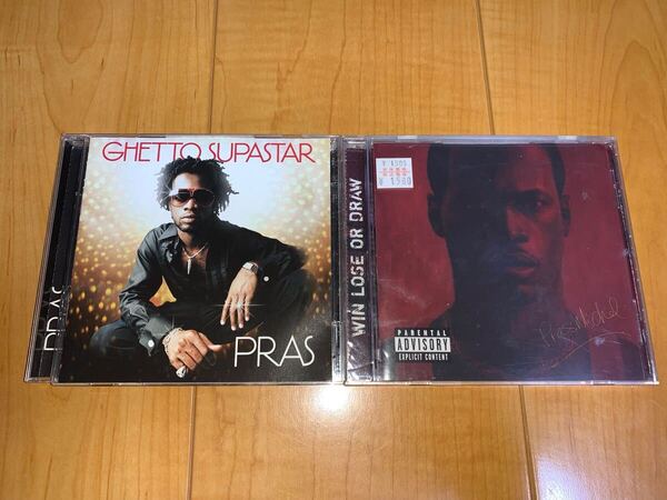 【即決送料込み】Pras アルバム2枚セット / プラズ / Ghetto Supastar 輸入盤2CD / Win Lose Or Draw 未開封CD / Fugees 輸入盤CD