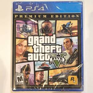 【未開封】 PS4 / グランド セフト オート V プレミアムエディション / grand theft auto FIVE PREMIUM EDITION / 海外版 (北米版)