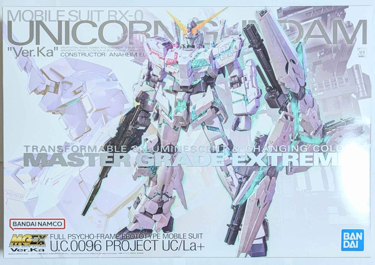 Yahoo!オークション -「mgex 1/100 ユニコーンガンダム ver.ka Yahoo!オークション -「mgex 1/100 ユニコーンガンダム ver.ka