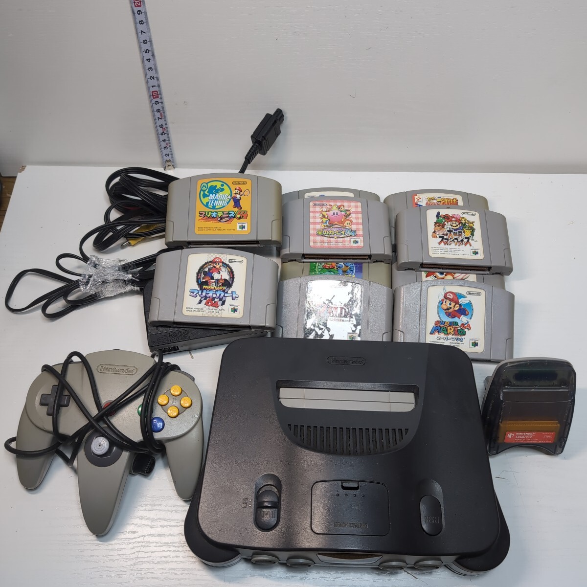 NINTENDO 64 - Nintendo ニンテンドー64 ブラック 美品 メモリー