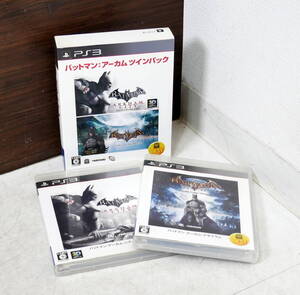 ▲(R701-E12) 現状品 PS3 バットマン:アーカム ツインパック アーカム・シティ アーカム・アサイラム ゲームソフト