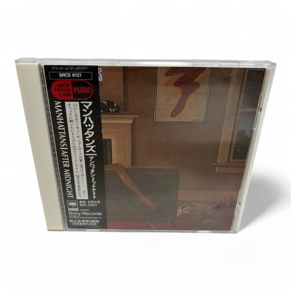 ◆ 国内盤 帯付 CD AOR マンハッタンズ マンハッタン・ミッドナイト ♪夢のシャイニング レア廃盤 210-191