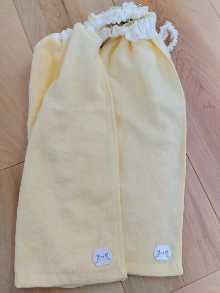ハンドメイド シナモロール柄 おりこうエプロン 2枚 まとめ売り 女の子