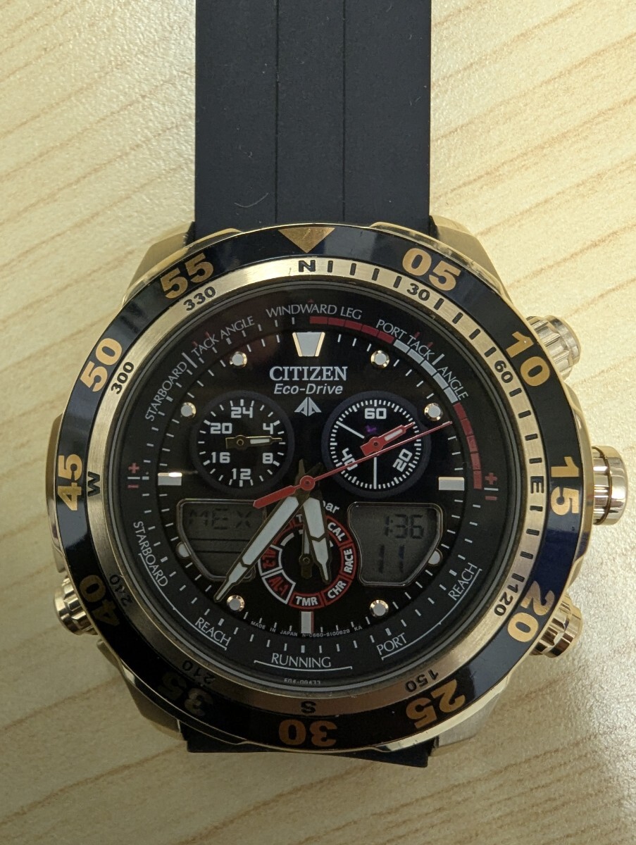 【美品】シチズン プロマスター エコドライブ ヨッティング ワールドタイム LAND シチズン プロマスター PROMASTER LANDシリーズ エコ