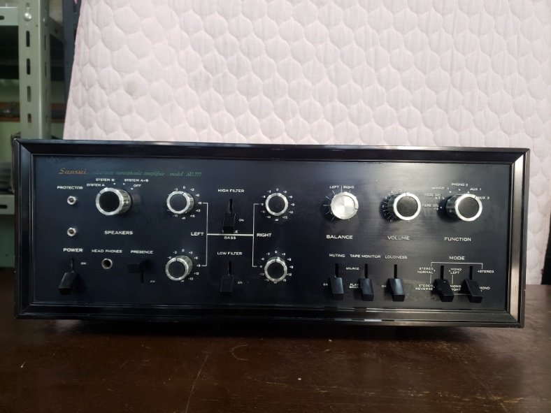 Yahoo!オークション -「sansui au 777」(アンプ) (オーディオ Yahoo!オークション -「sansui au 777」(アンプ) (オーディオ