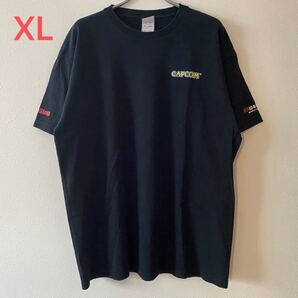 古着 Y2K 90s Capcom Resident Evil Game Promo Tee XL Black カプコン バイオハザード Tシャツ ゲーム Band Rap バンドT ラップT movie