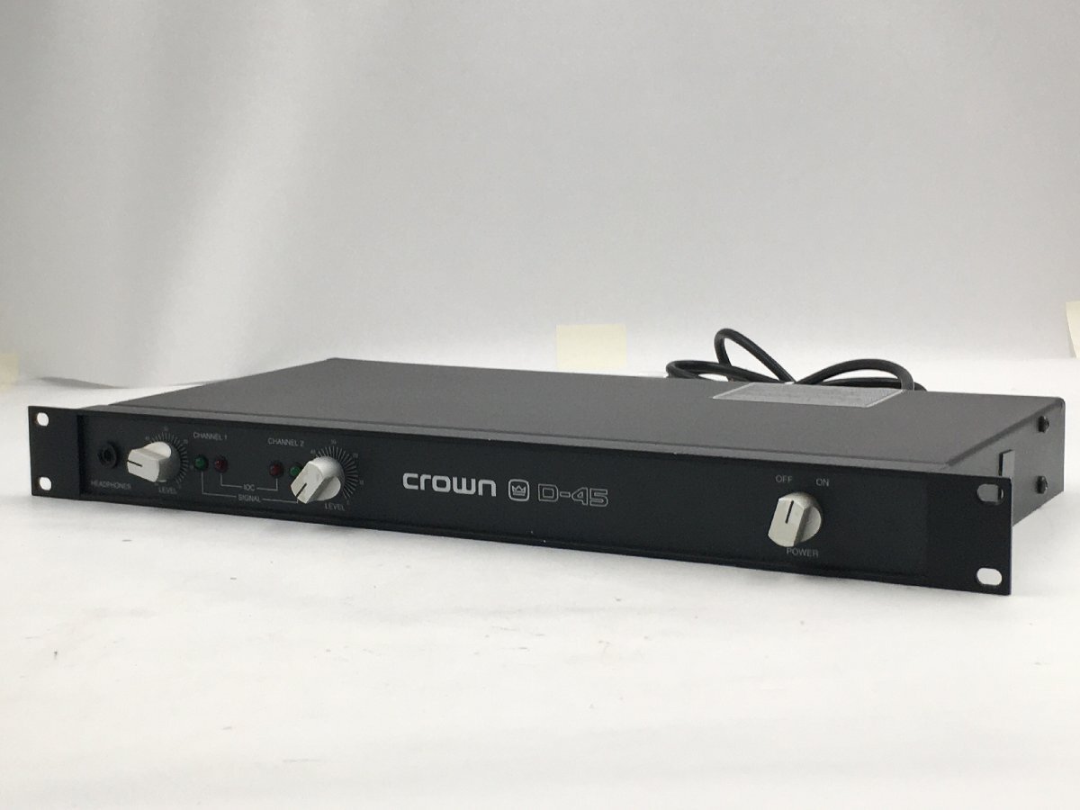 Yahoo!オークション -「crown d45」(パワーアンプ Yahoo!オークション -「crown d45」(パワーアンプ