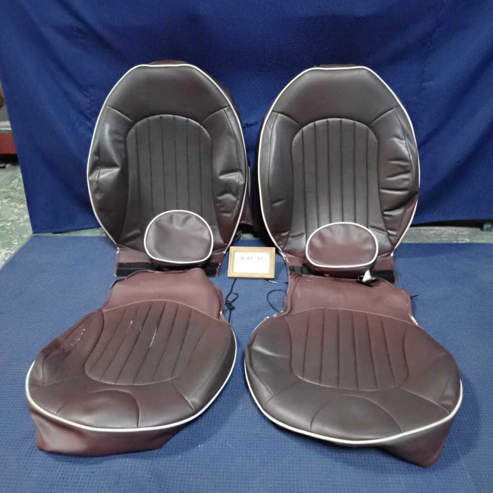  эпоха Heisei 20 год BMW Mini MINI Cooper S Clubman MM16 R55 оригинальный передний чехол для сиденья левый и правый в комплекте б/у быстрое решение 