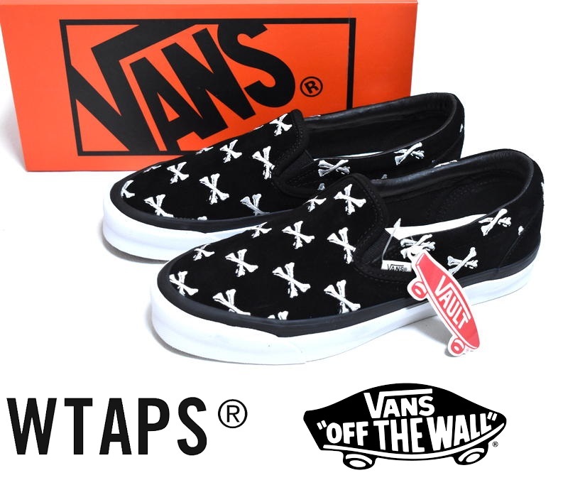 【送料無料】新品 WTAPS × VANS Vault OG クラシック スリッポン 27cm バンズ クロスボーン ダブルタップス