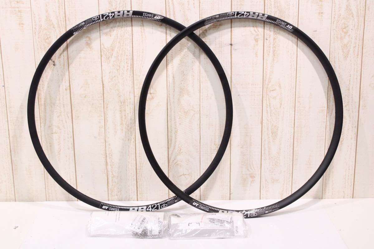 【コンビニ受取対応商品】 RR SWISS ☆DT 421db チューブレス 700c 21mmハイト 24/32H リム、スポーク