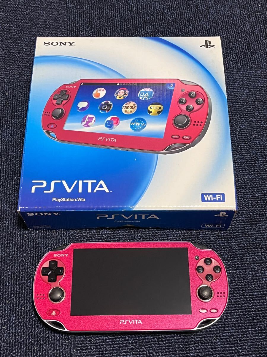 PSVita PCH-2000 ＋ ゲーム3本 ＋ 64GBメモリーカード 中古 美品