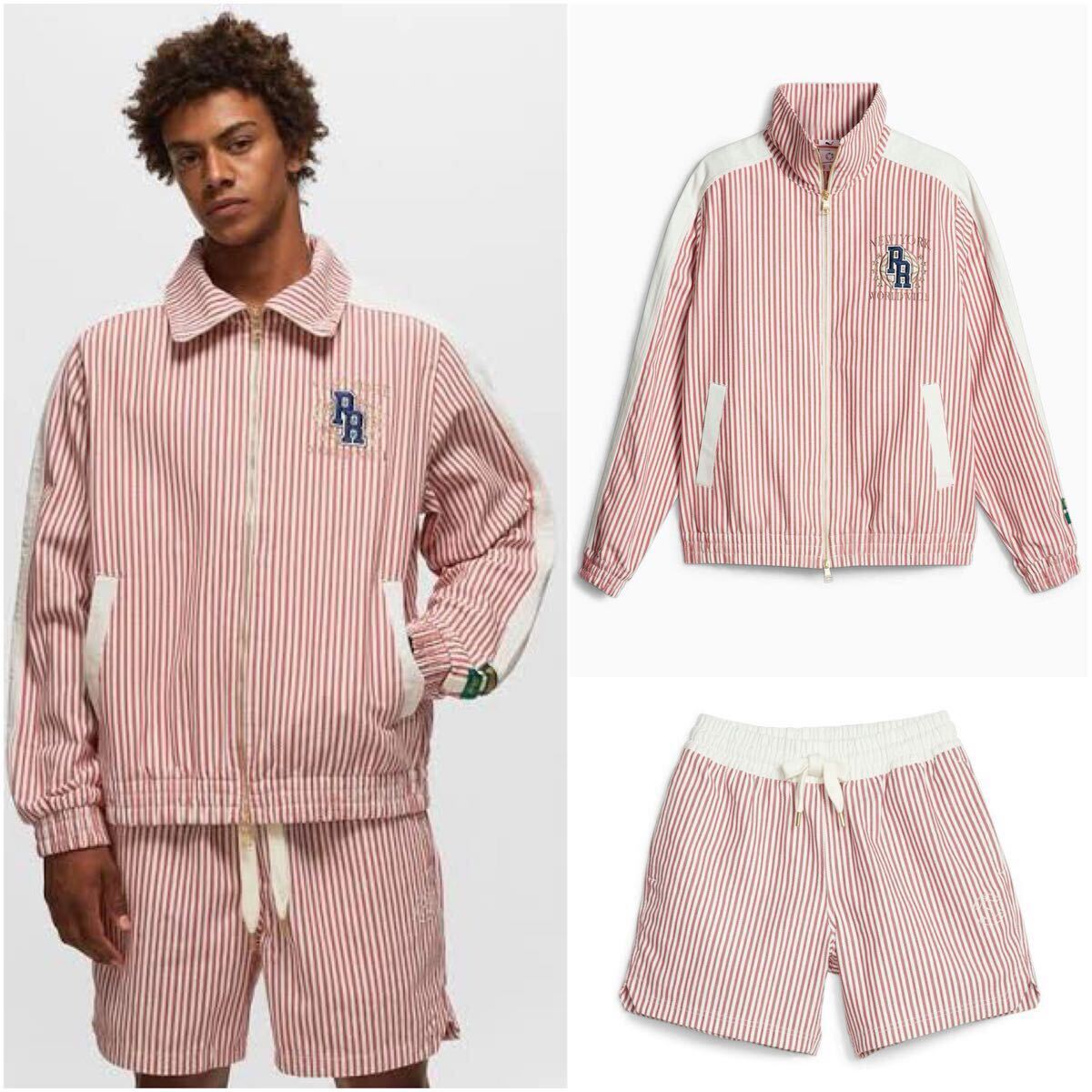 ★美品!定価￥53,900★PUMA × RHUIGI★NEW YORK WORLDWIDE シリーズ★T7 SUMMER JACKET + ELEVATED SHORTS★上下セットアップ★US Mサイズ