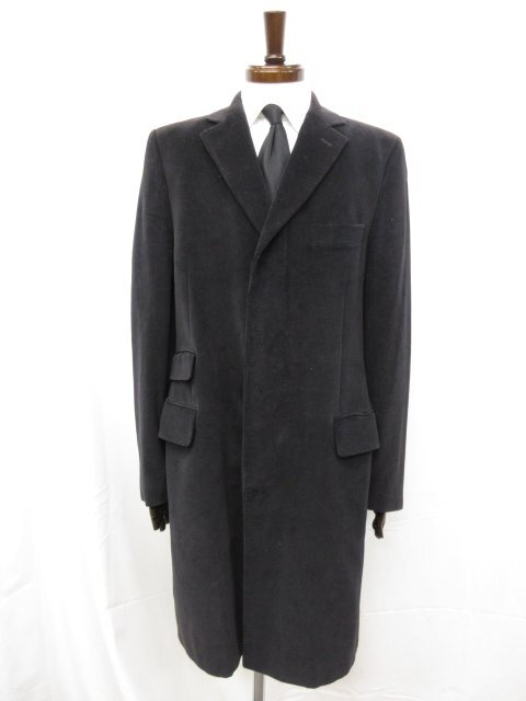 【美品】DOLCE&GABBANA メンズウール チェスターコート size52 美品】DOLCE&GABBANA メンズウール チェスターコート size52