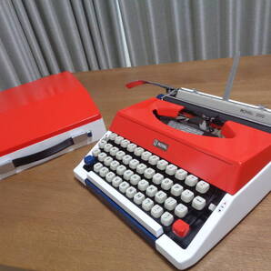 完動品 ROYAL 200 ロイヤルタイプライター フランス トリコロール調にカスタムカラー