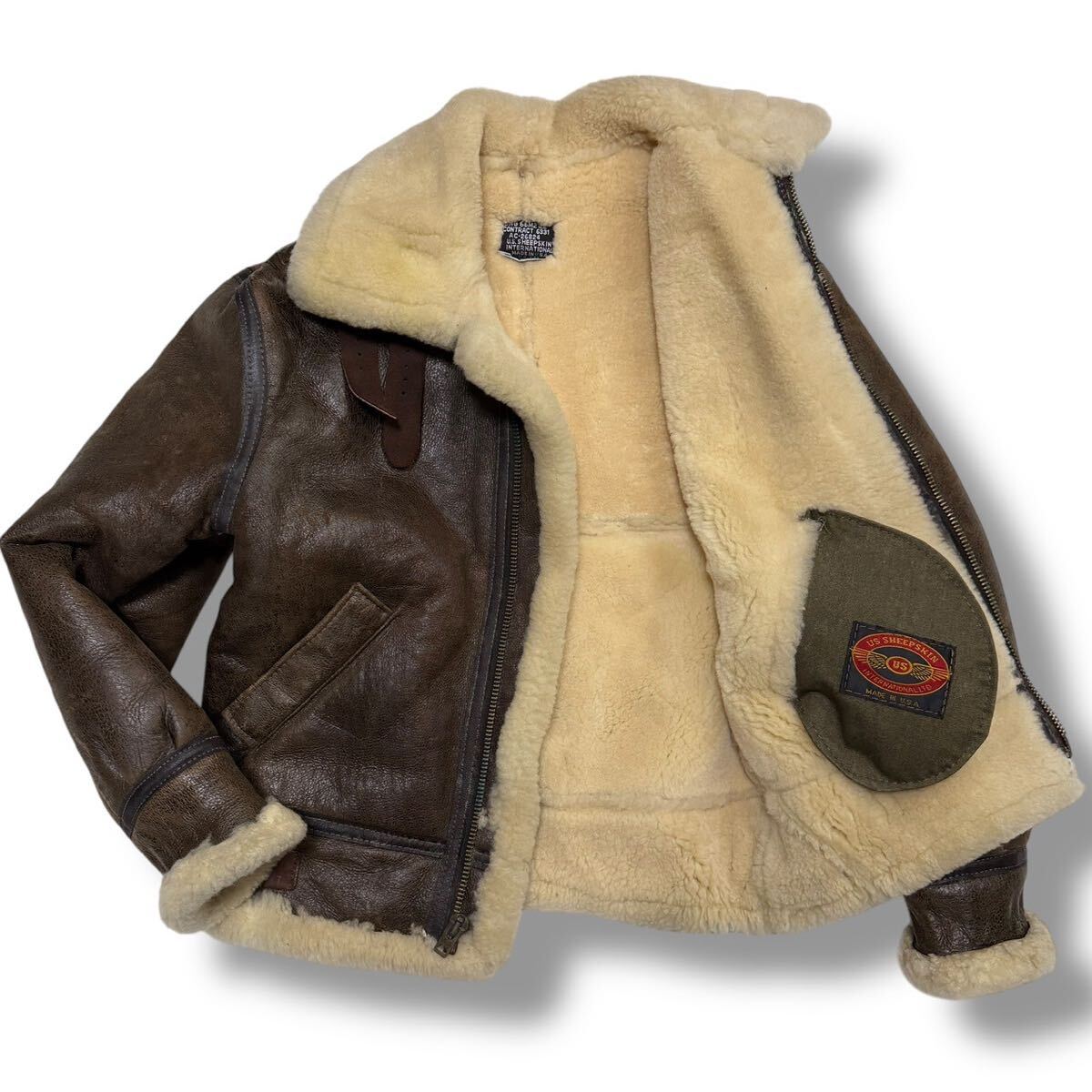 Yahoo!オークション -「us sheepskin b3」の落札相場・落札価格 Yahoo!オークション -「us sheepskin b3」の落札相場・落札価格